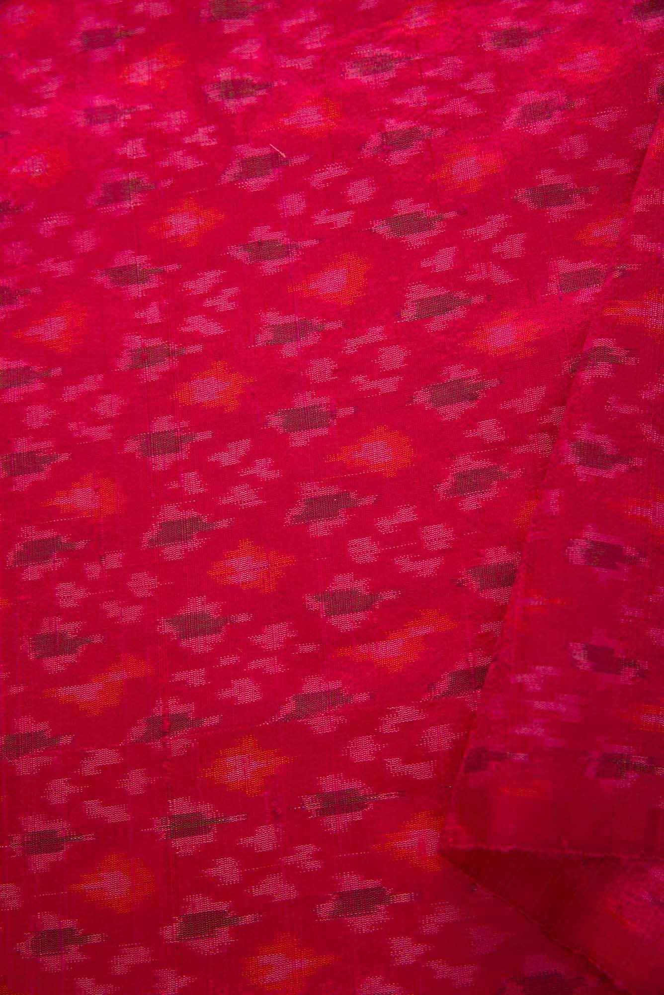 Pink Raw Silk Dress Material