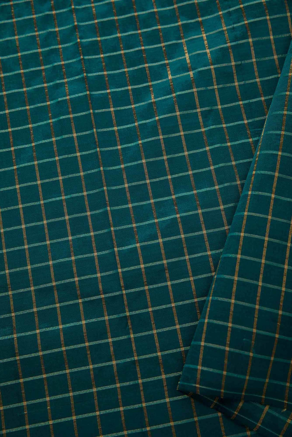 Green Kanchipuram Silk Dress Material