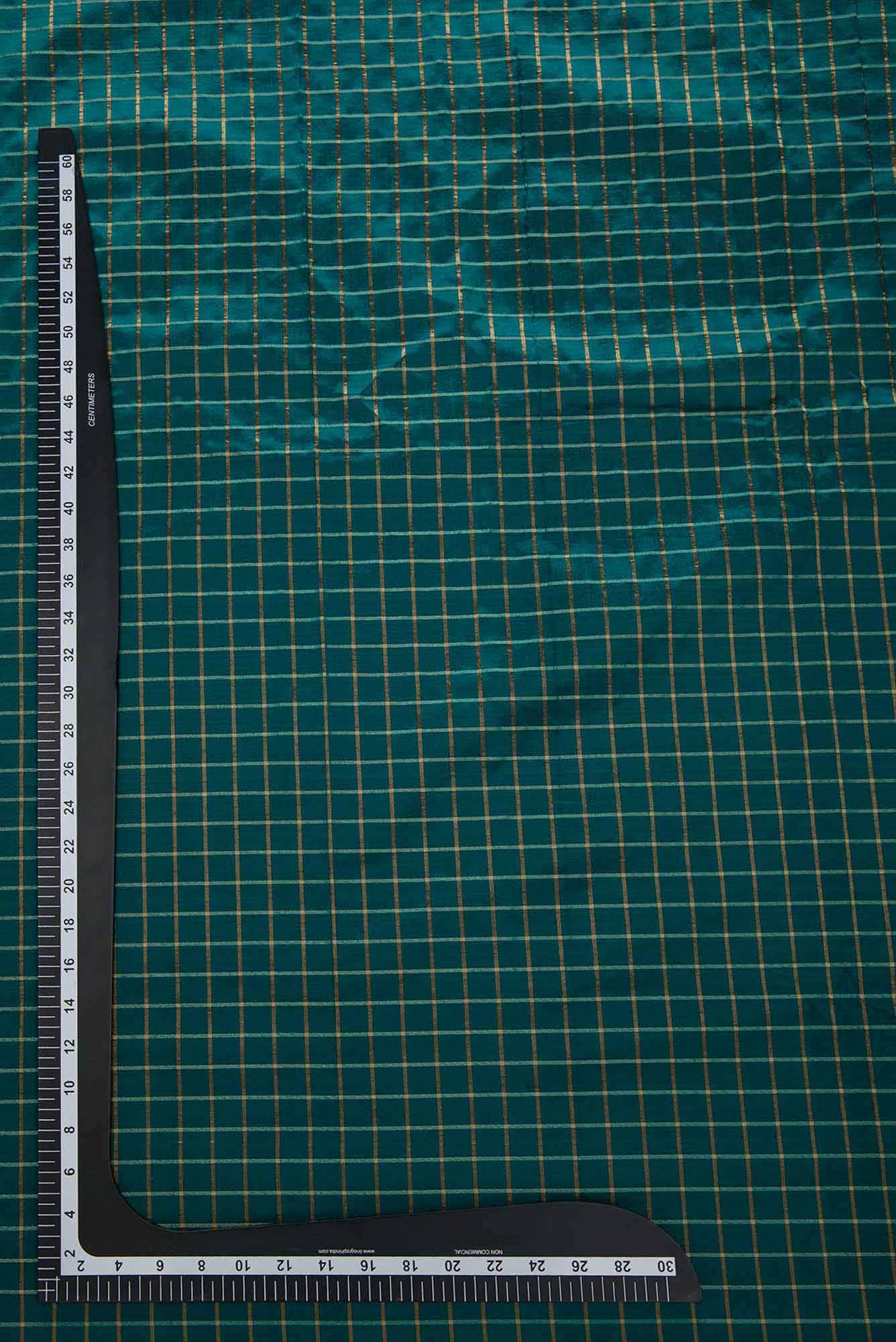 Green Kanchipuram Silk Dress Material