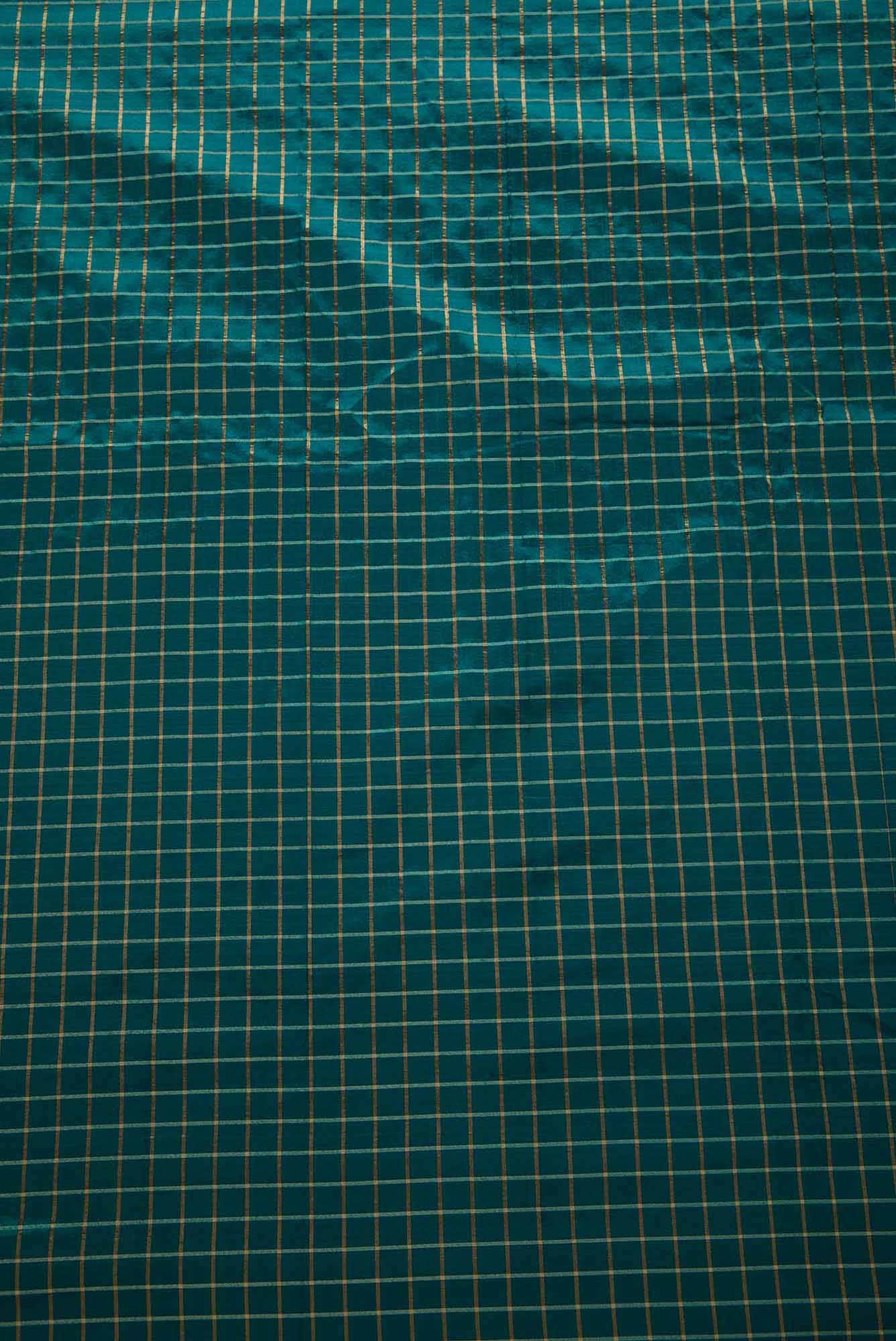 Green Kanchipuram Silk Dress Material