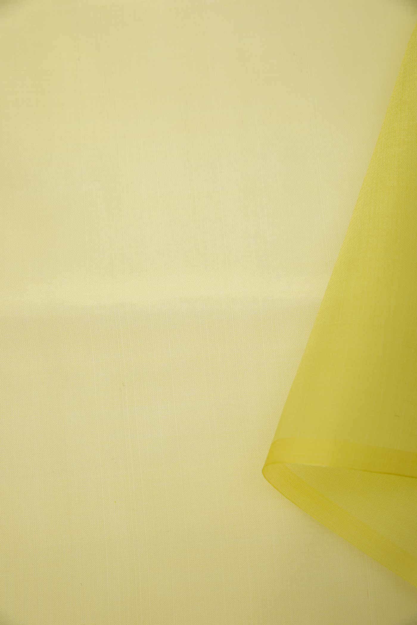 Green Organza Silk Dress Material