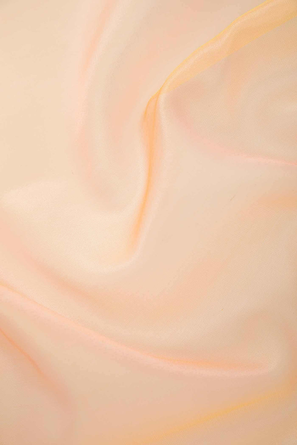 Peach Organza Silk Dress Material