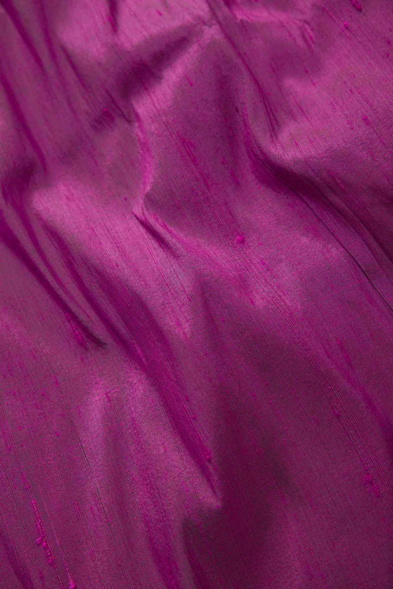Violet Raw Silk Dress Material
