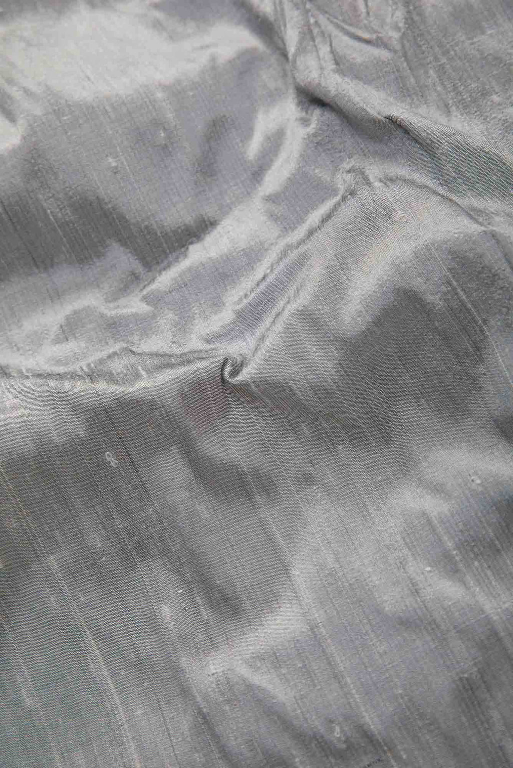 Grey Raw Silk Dress Material