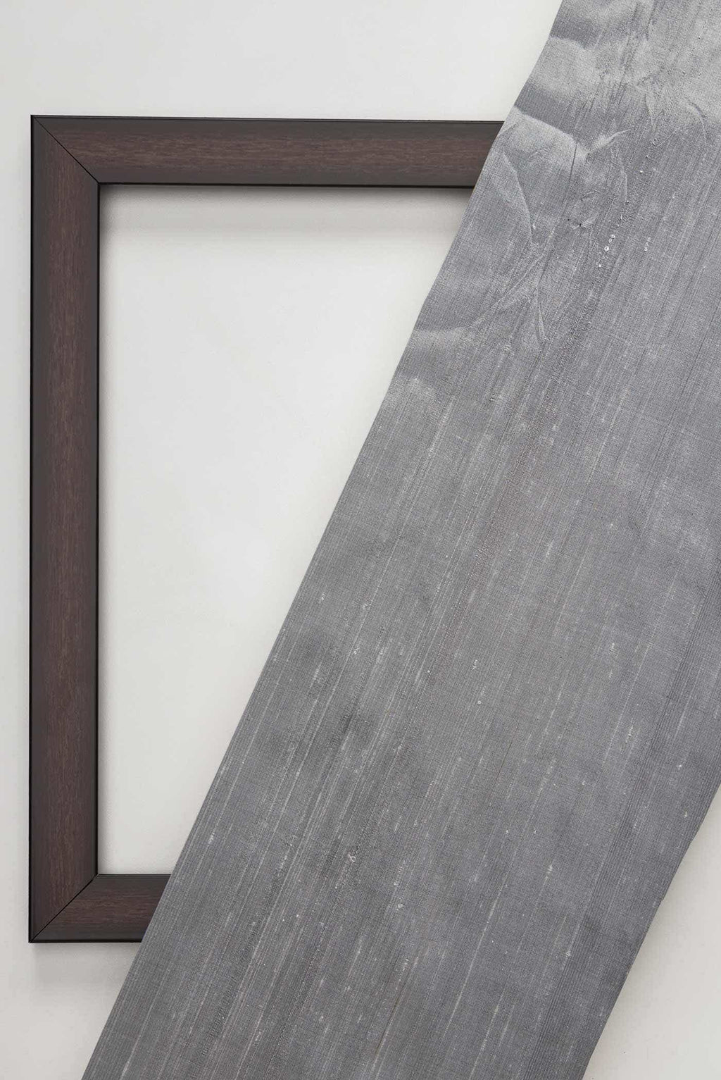 Grey Raw Silk Dress Material