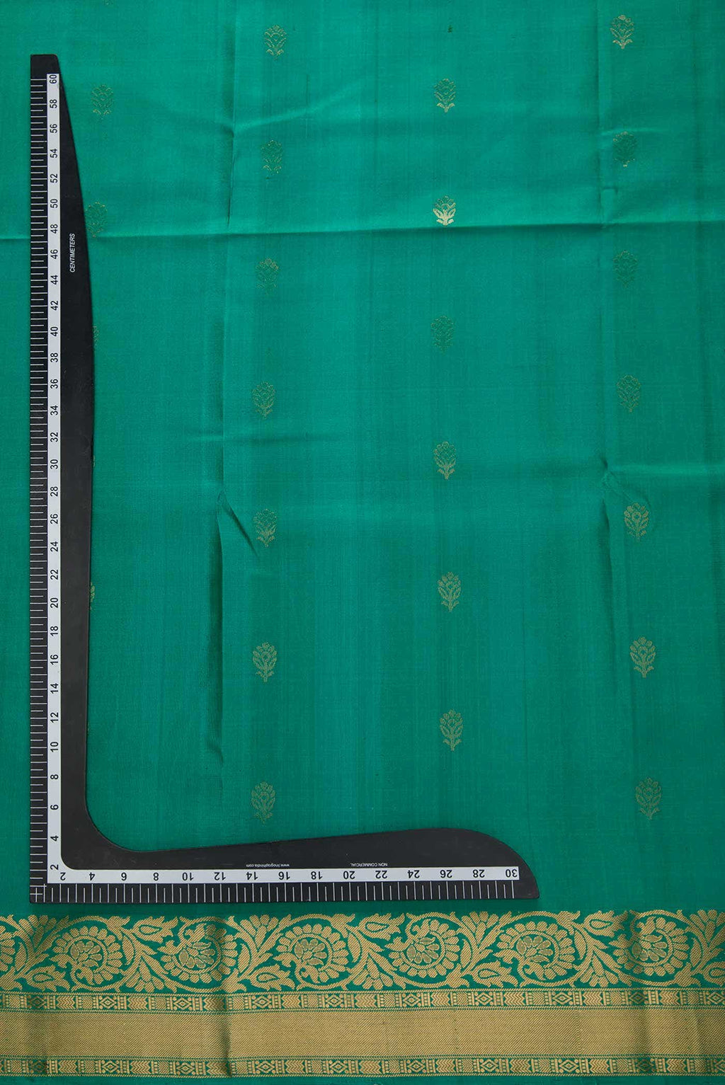 Green Kanchipuram Silk Dress Material