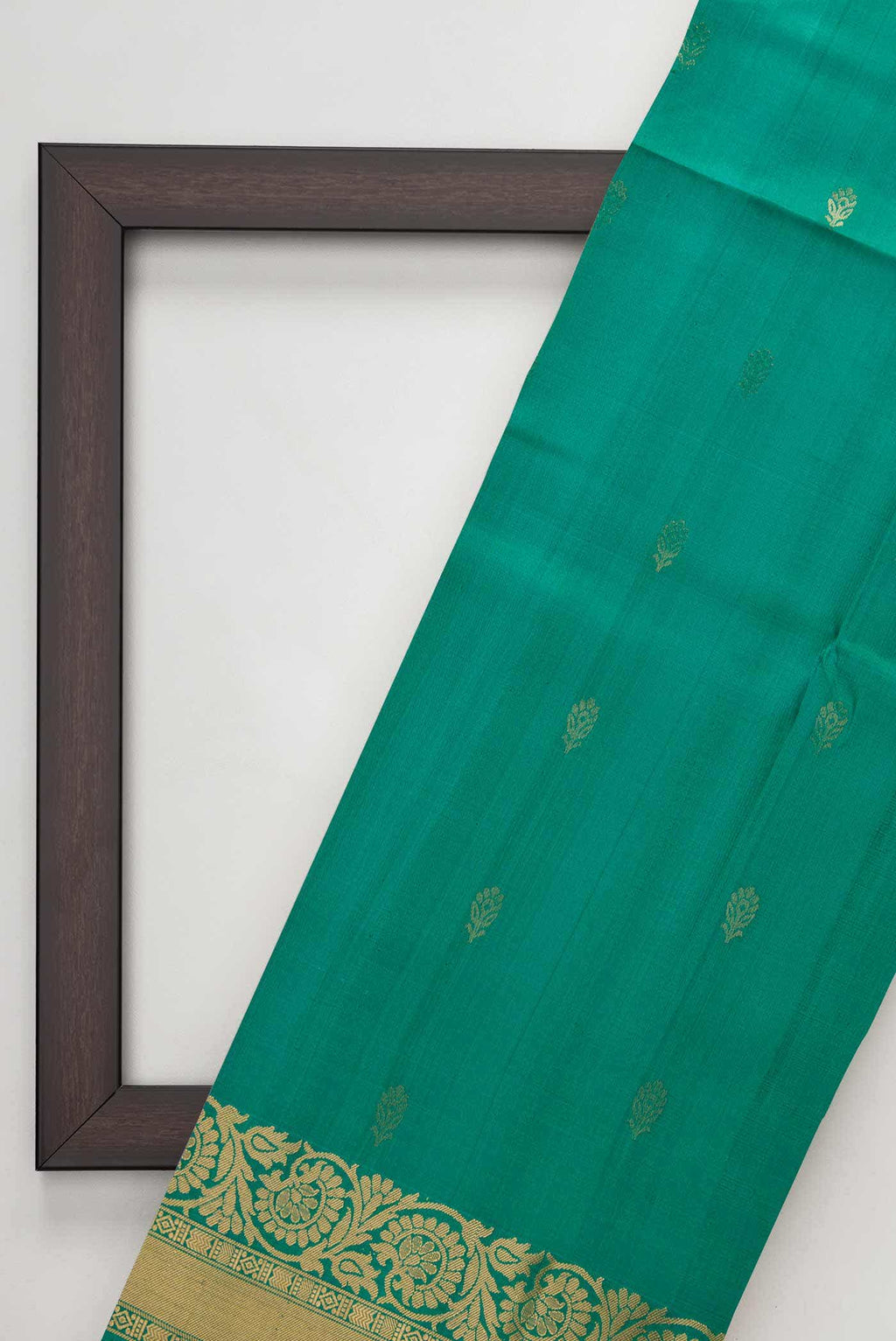 Green Kanchipuram Silk Dress Material