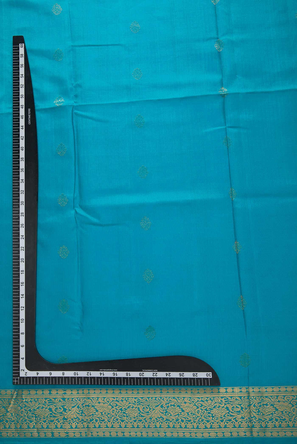Sky Blue Kanchipuram Silk Dress Material