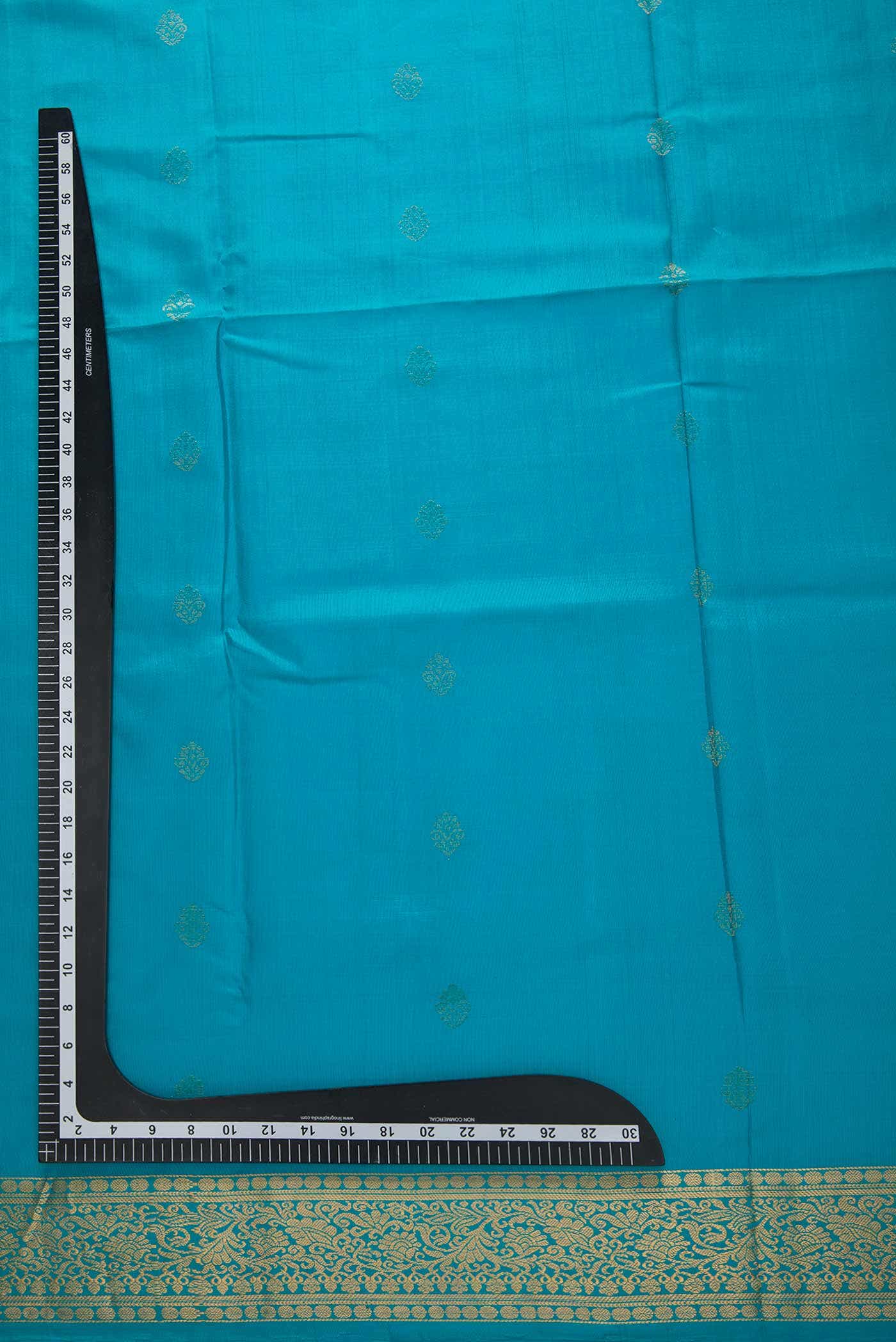Sky Blue Kanchipuram Silk Dress Material