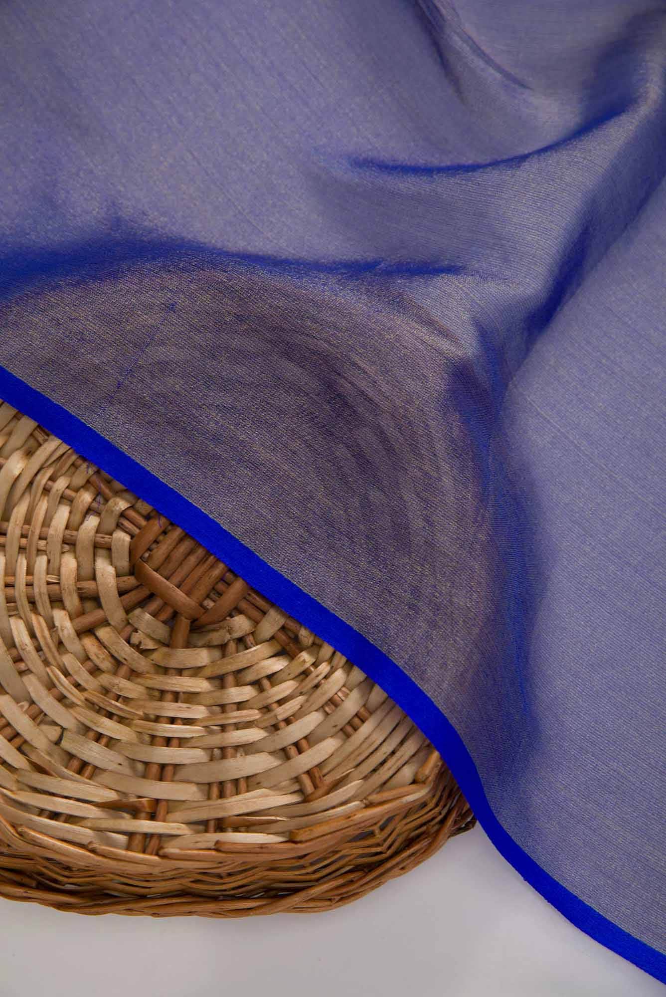 Royal Blue Georgette Dress Material