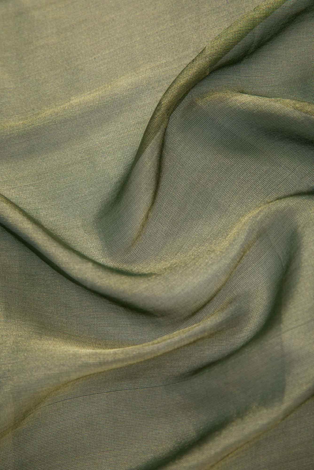 Green Georgette Dress Material