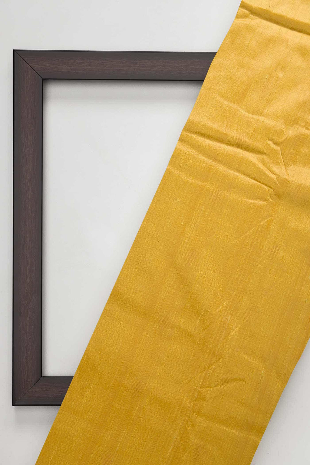 Yellow Raw Silk Dress Material