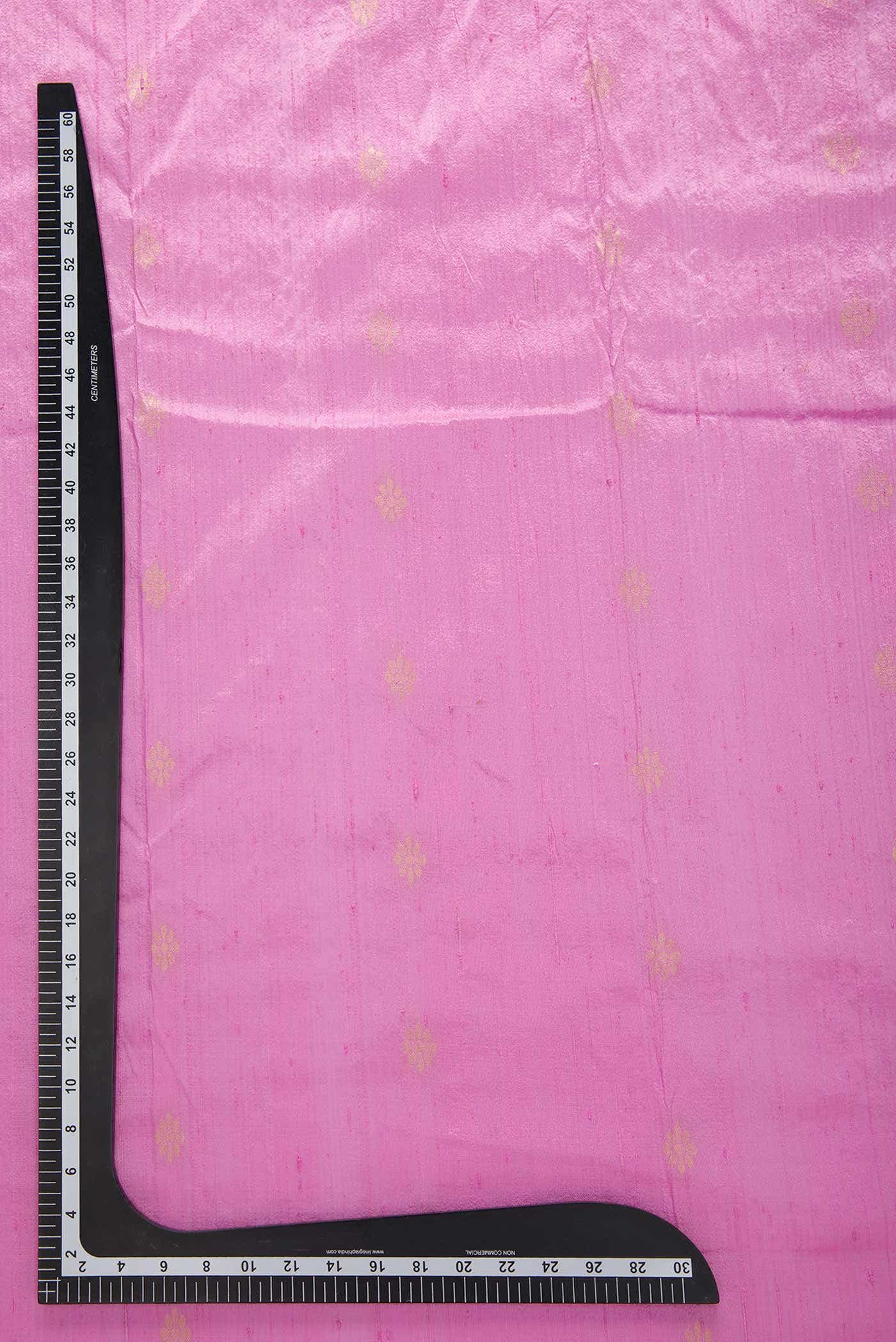 Pink Raw Silk Dress Material