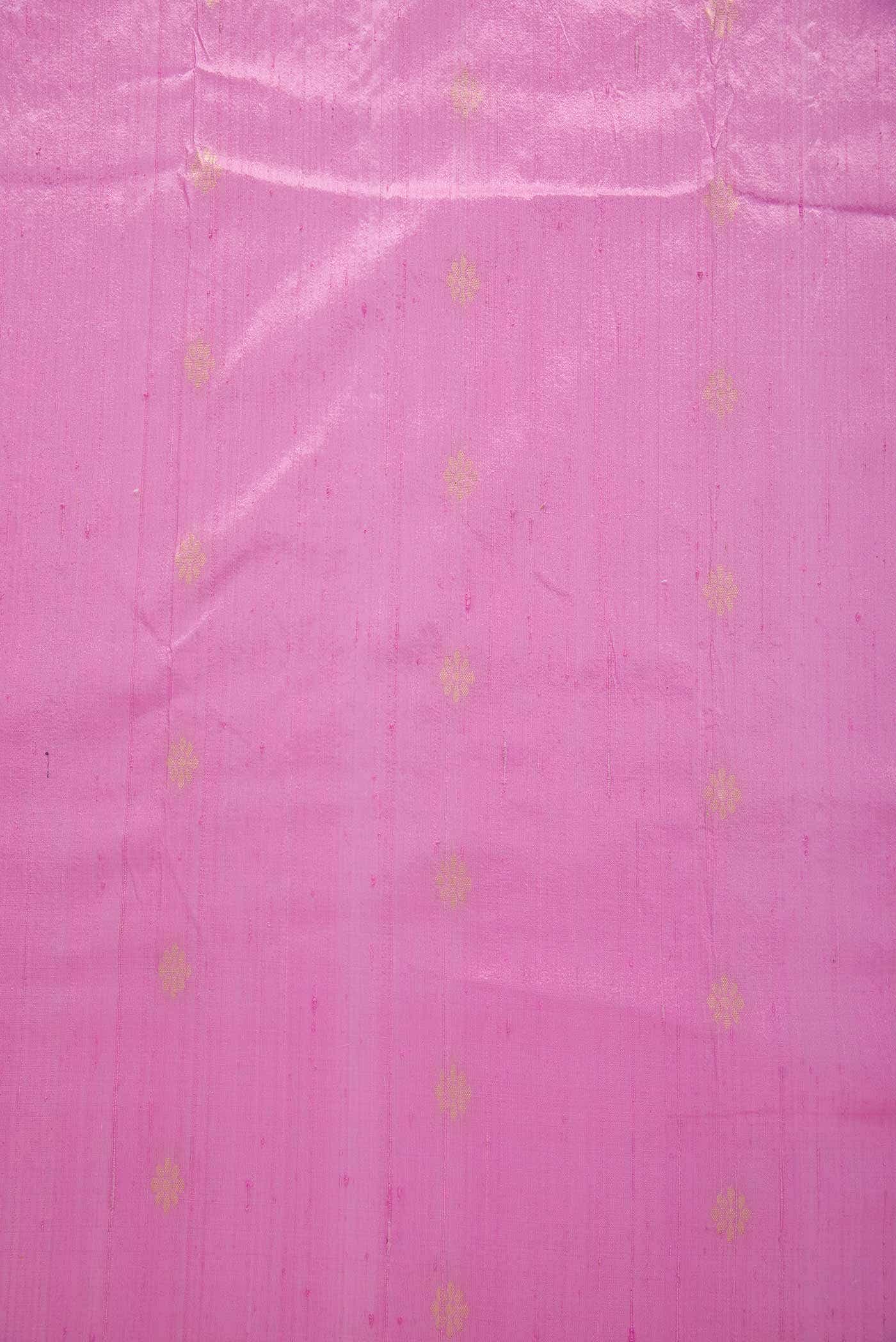Pink Raw Silk Dress Material