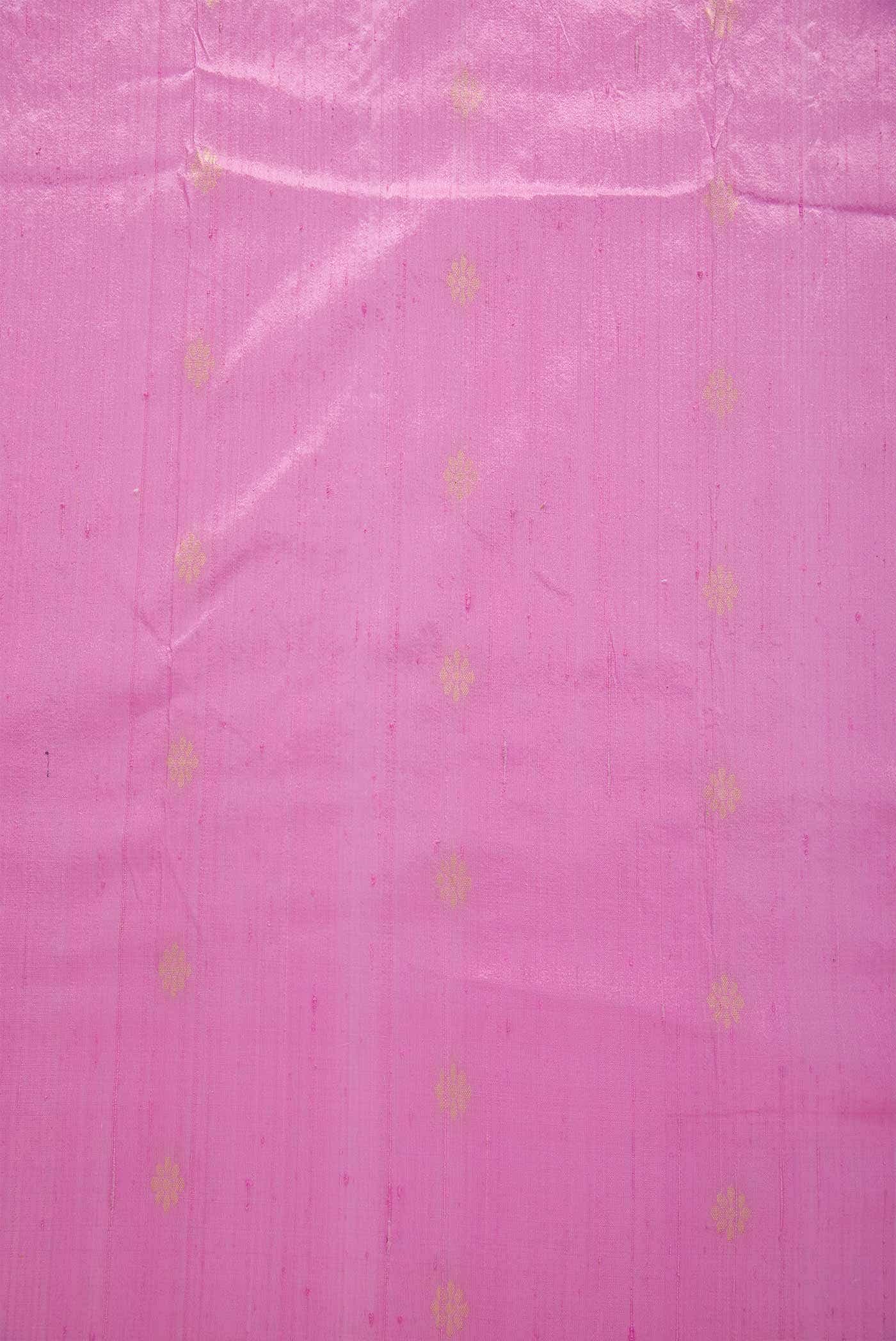 Pink Raw Silk Dress Material