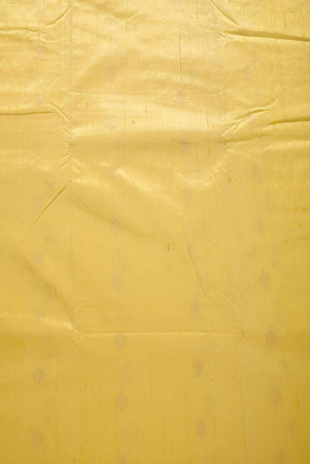 Yellow Raw Silk Dress Material