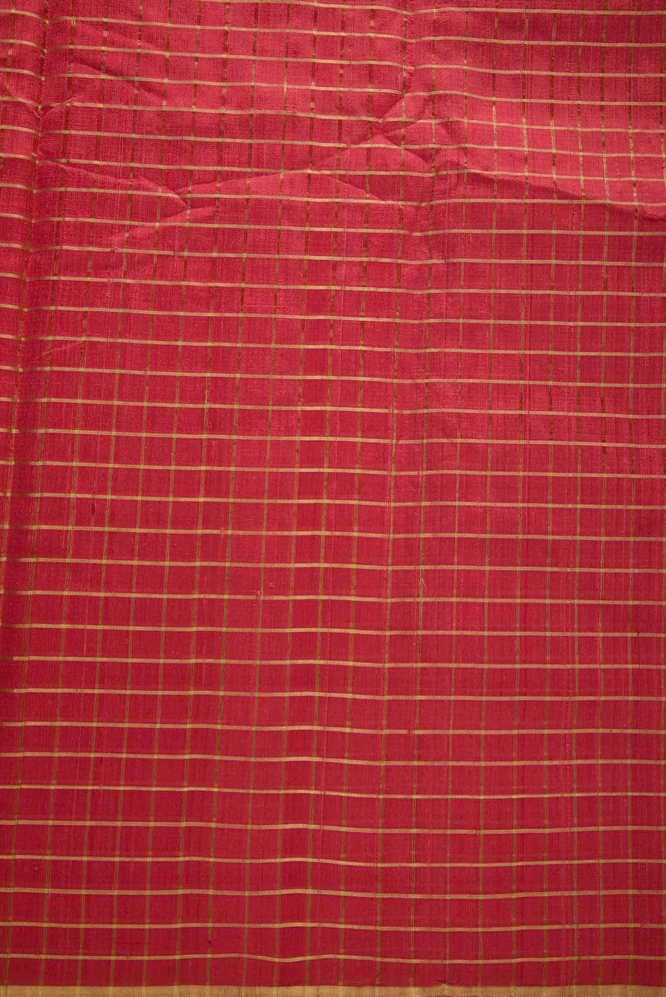 Peach Raw Silk Dress Material