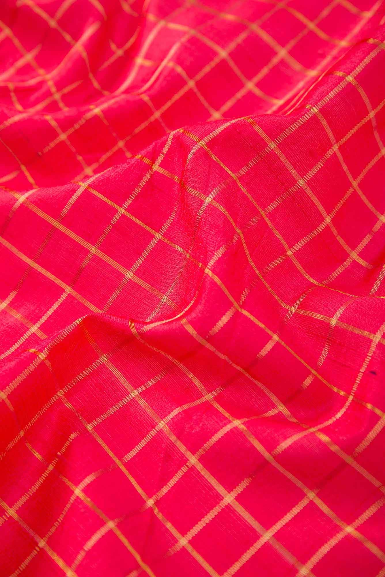 Pink Raw Silk Dress Material
