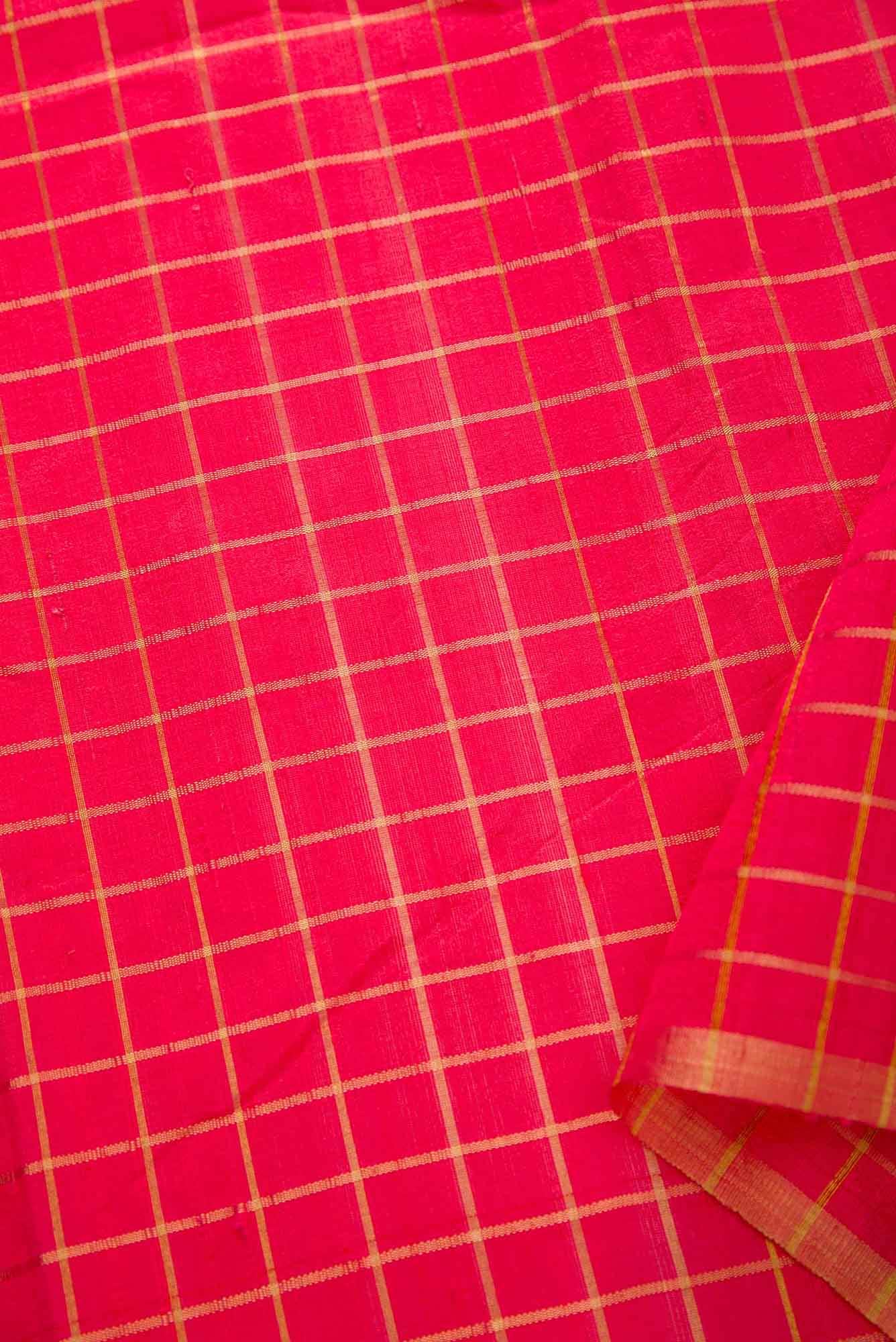 Pink Raw Silk Dress Material