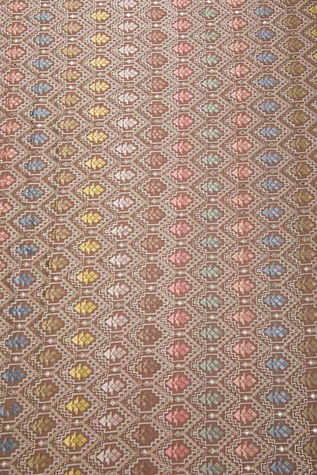 Brown Georgette Dress Material
