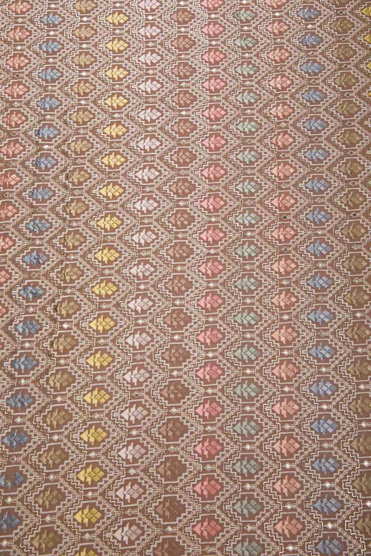 Brown Georgette Dress Material