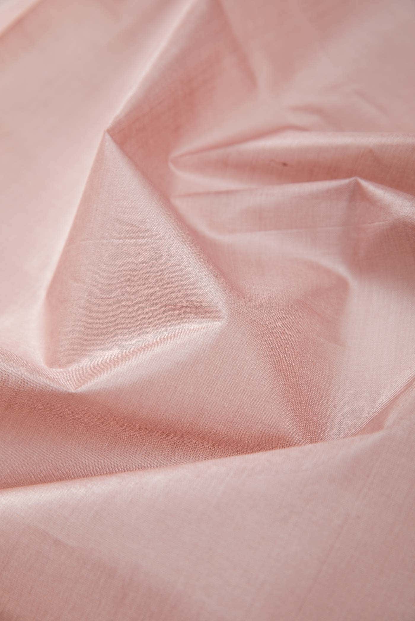 Rose Gold Tussar Silk Dress Material