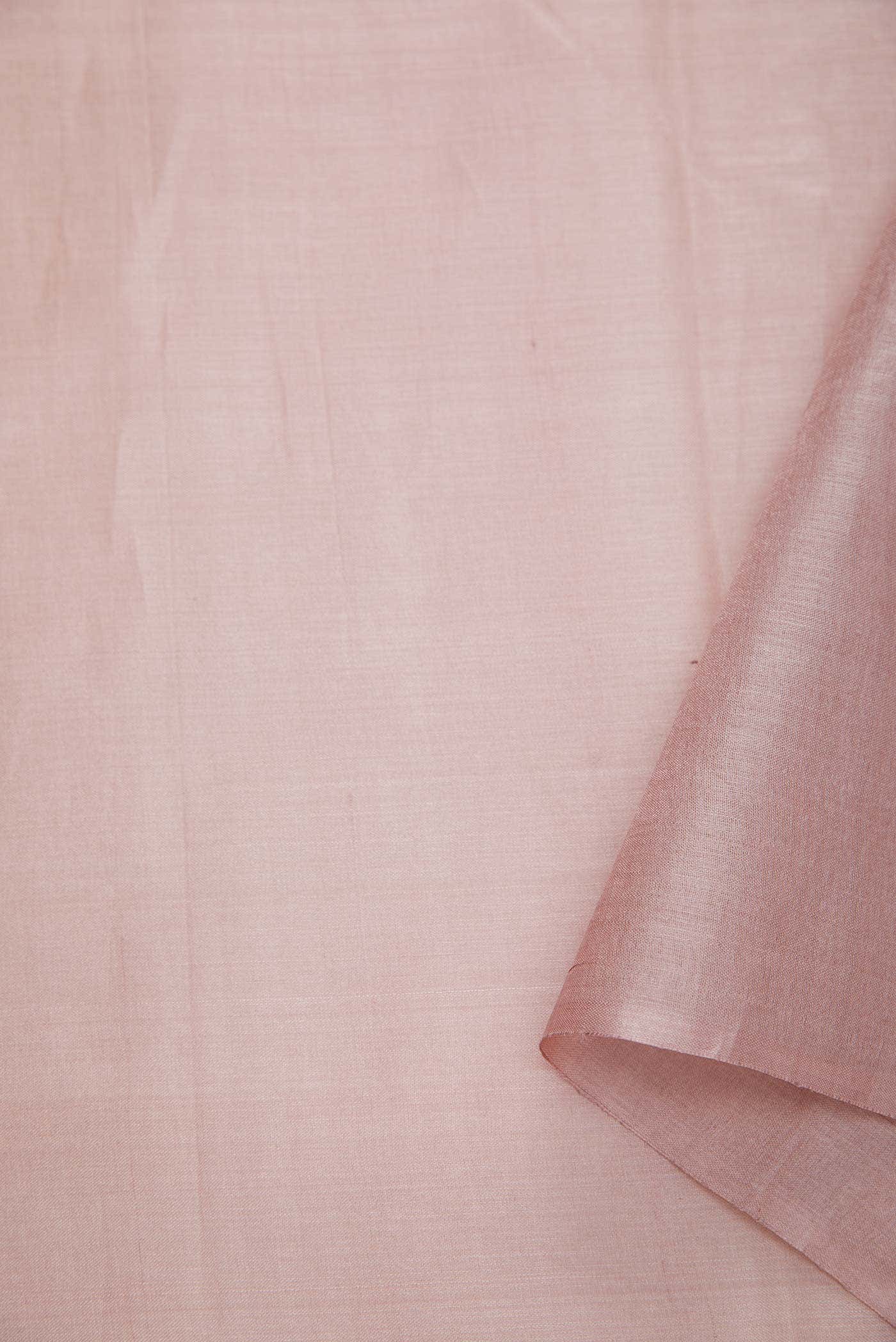 Rose Gold Tussar Silk Dress Material