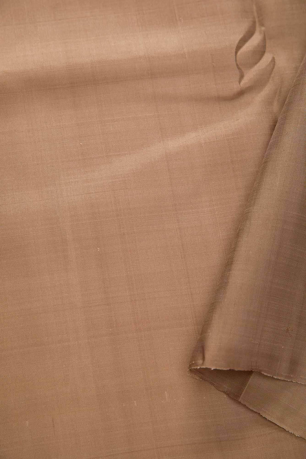 Beige Kanchipuram Silk Dress Material