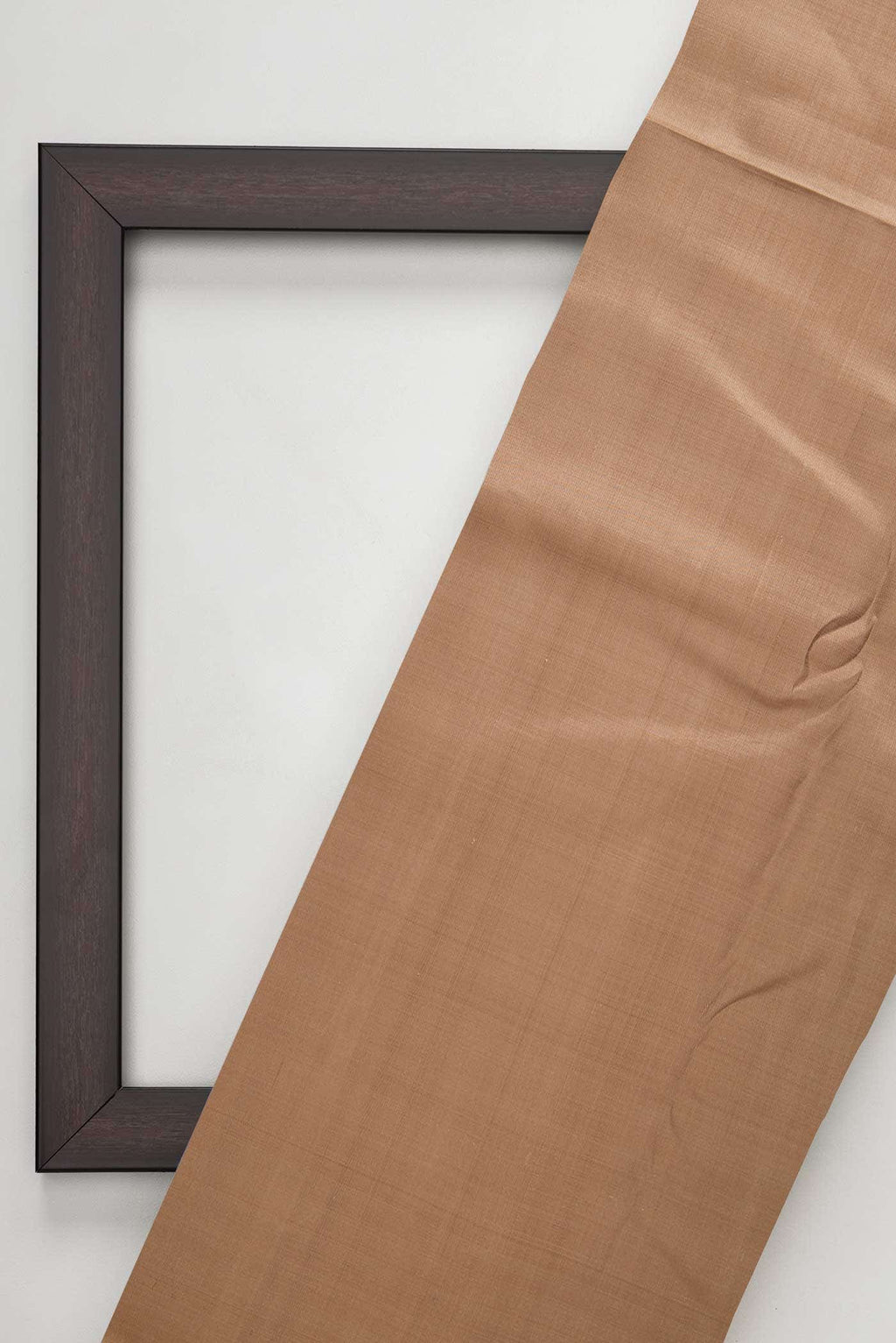 Beige Kanchipuram Silk Dress Material