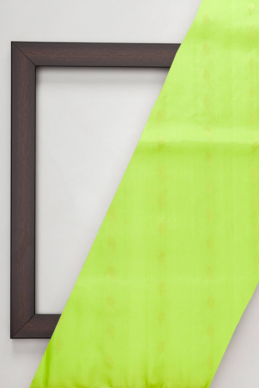 Parrot Green Kanchipuram Silk Dress Material