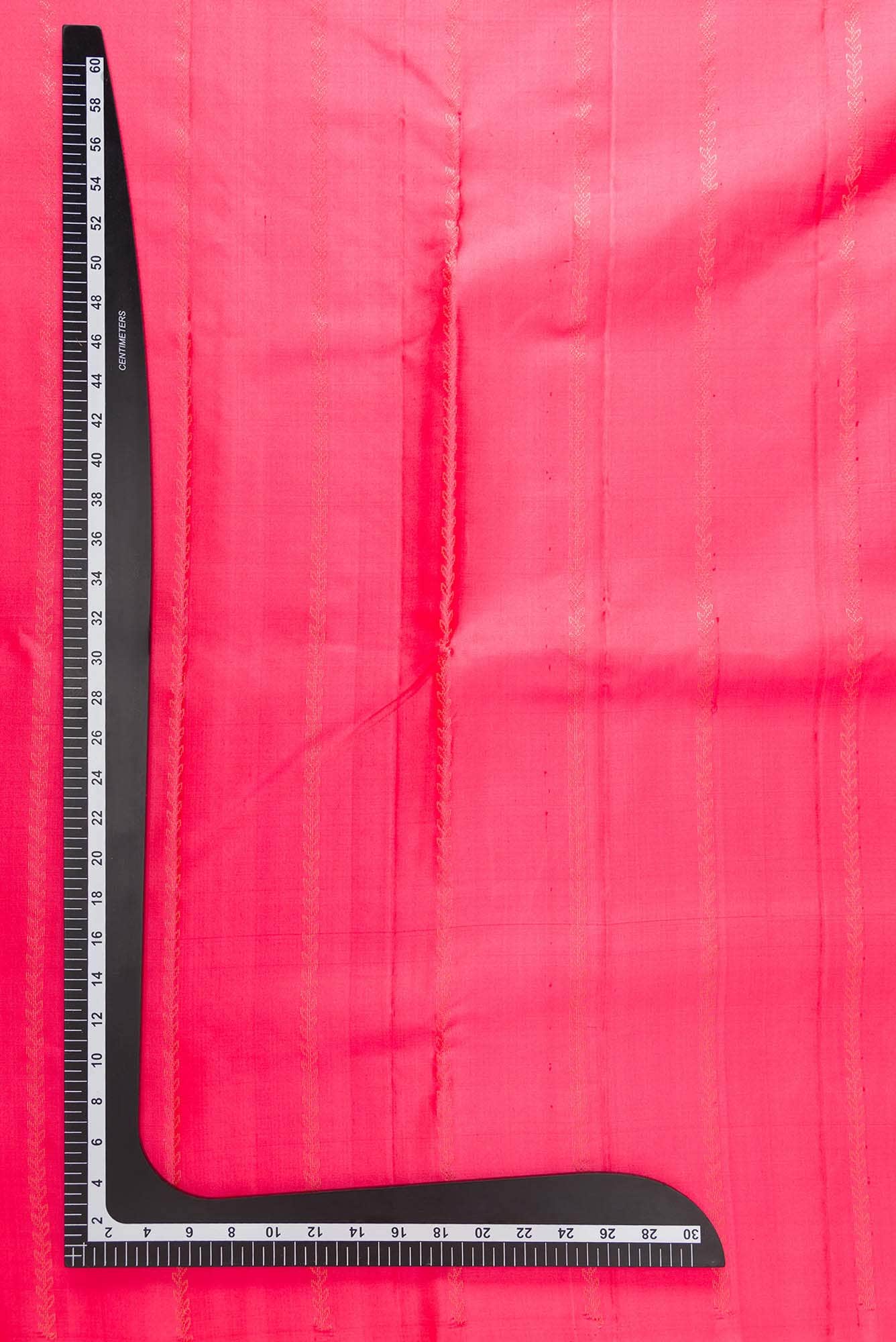 Peach Kanchipuram Silk Dress Material