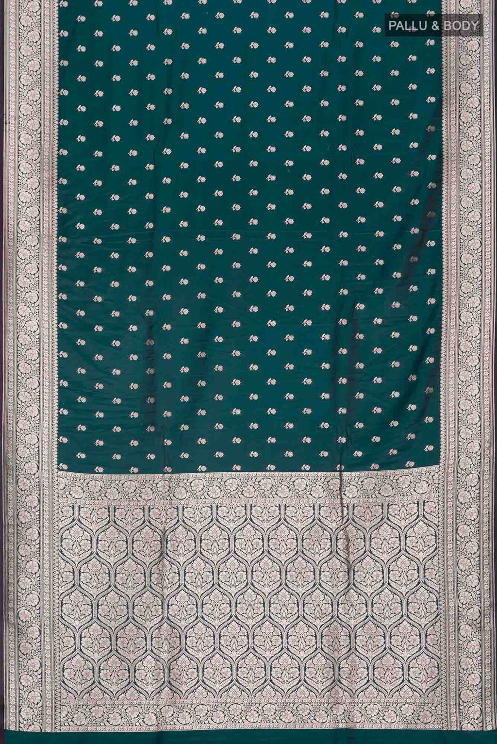 Green Banarasi Silk Saree