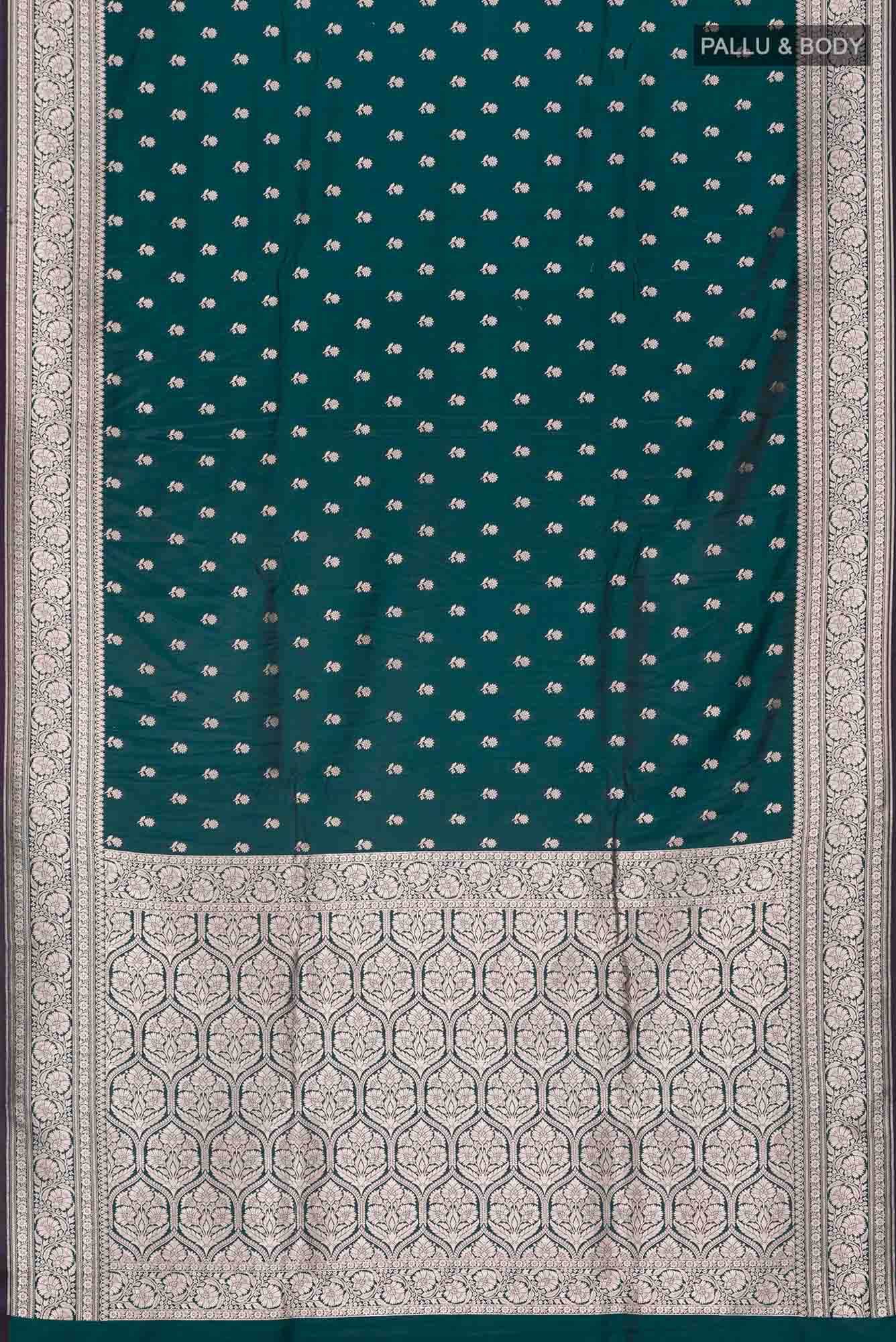 Green Banarasi Silk Saree