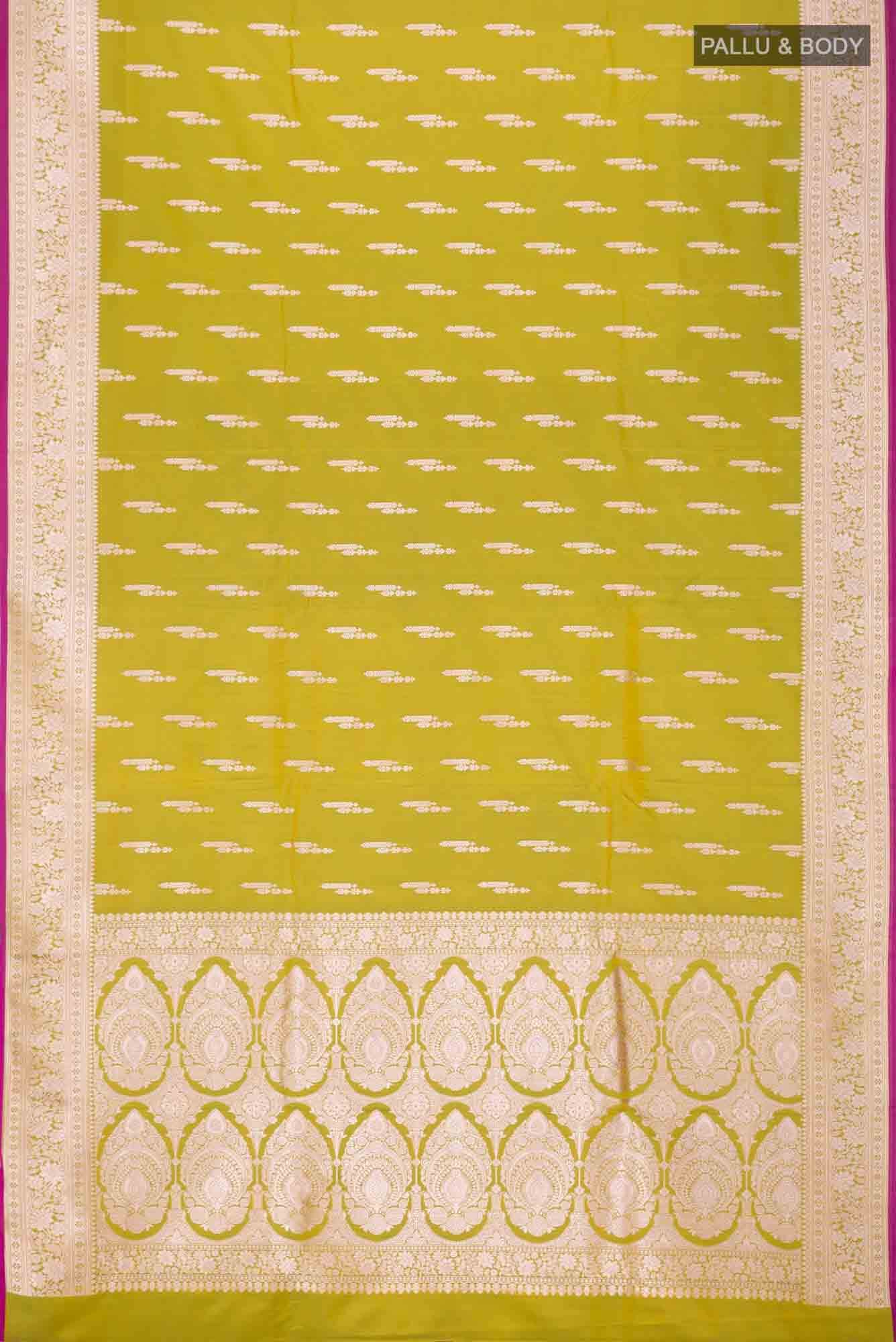 Green Banarasi Silk Saree