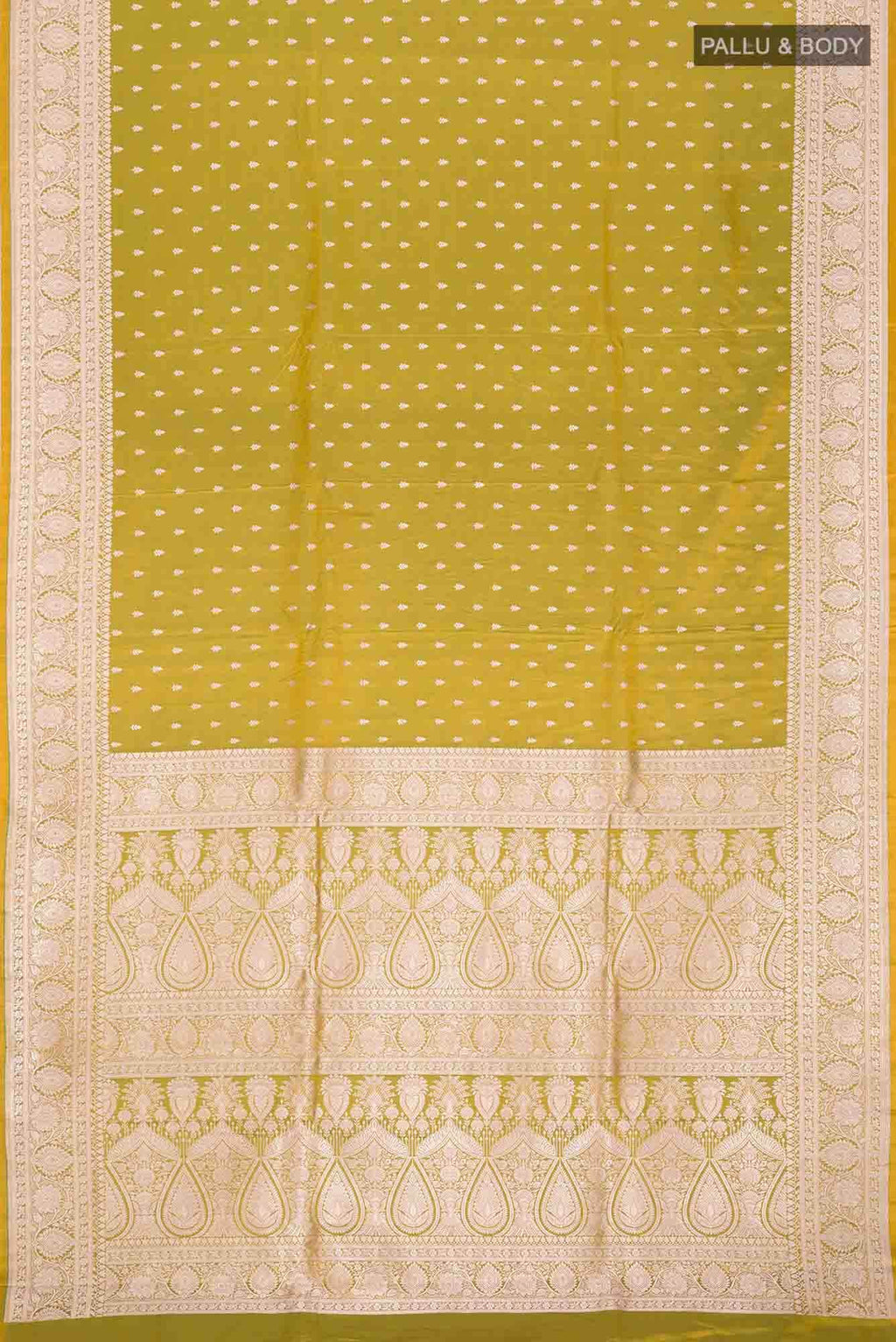 Green Banarasi Silk Saree
