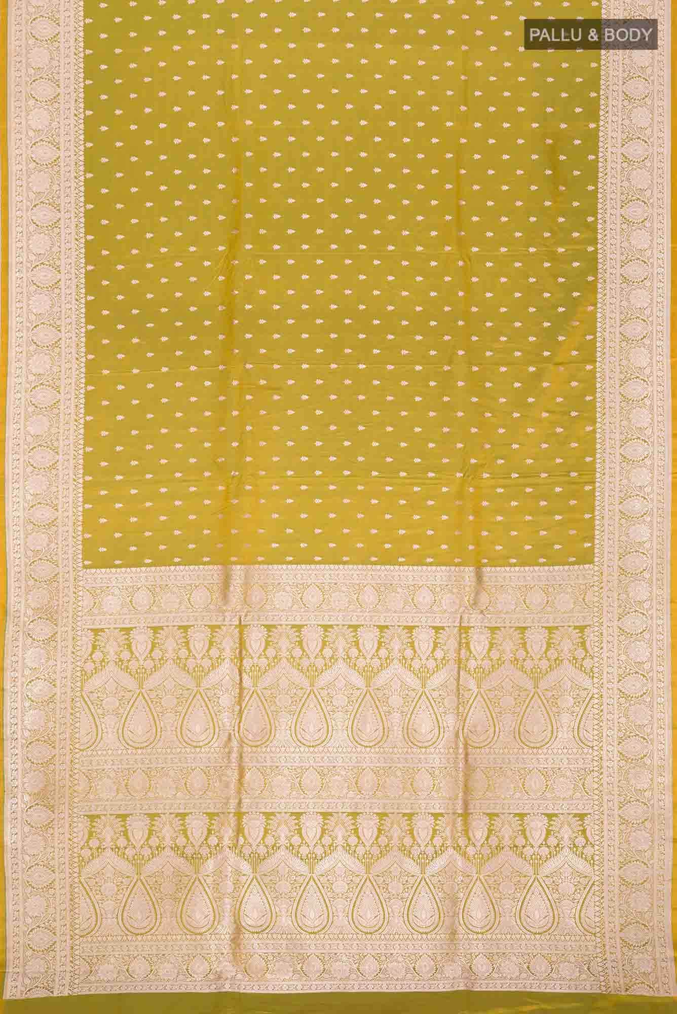 Green Banarasi Silk Saree