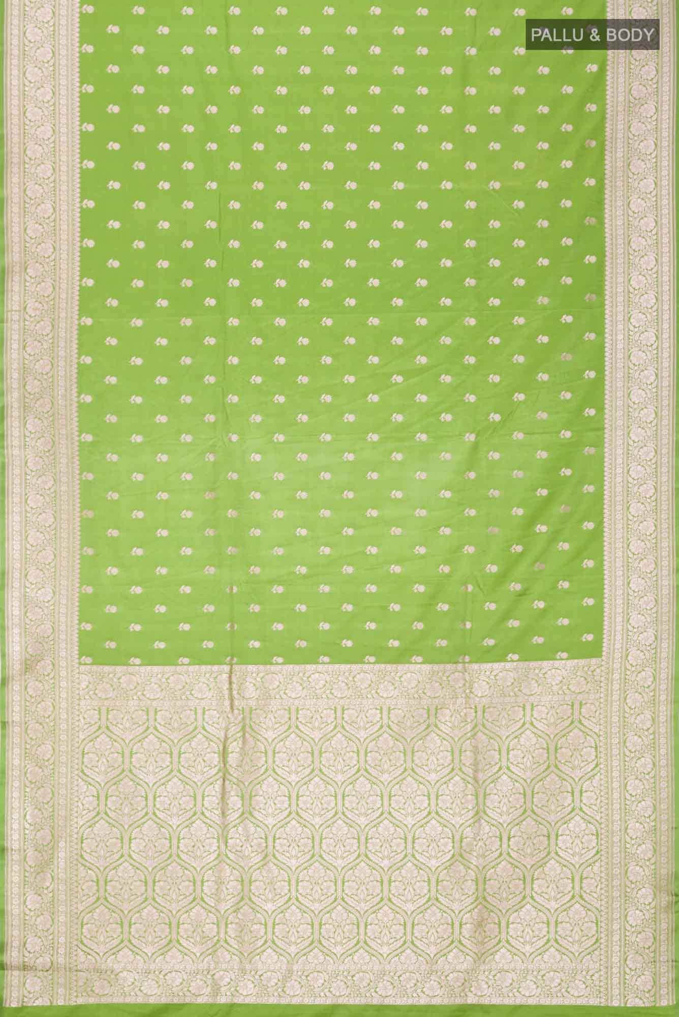 Green Banarasi Silk Saree