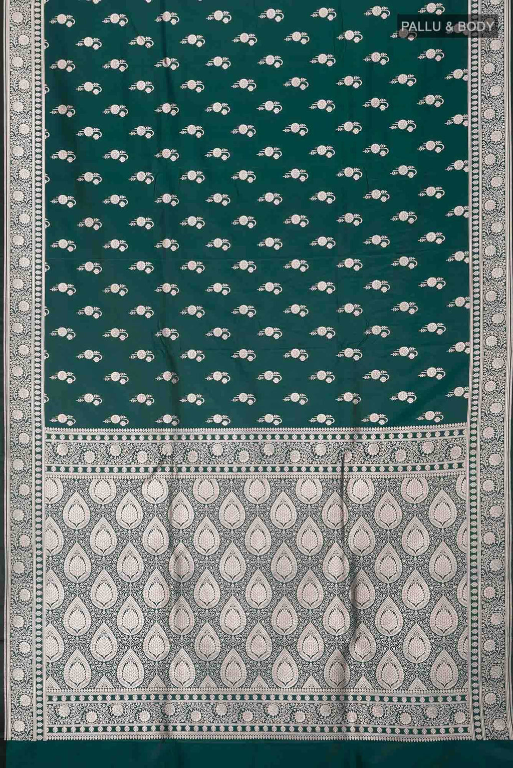 Green Banarasi Silk Saree