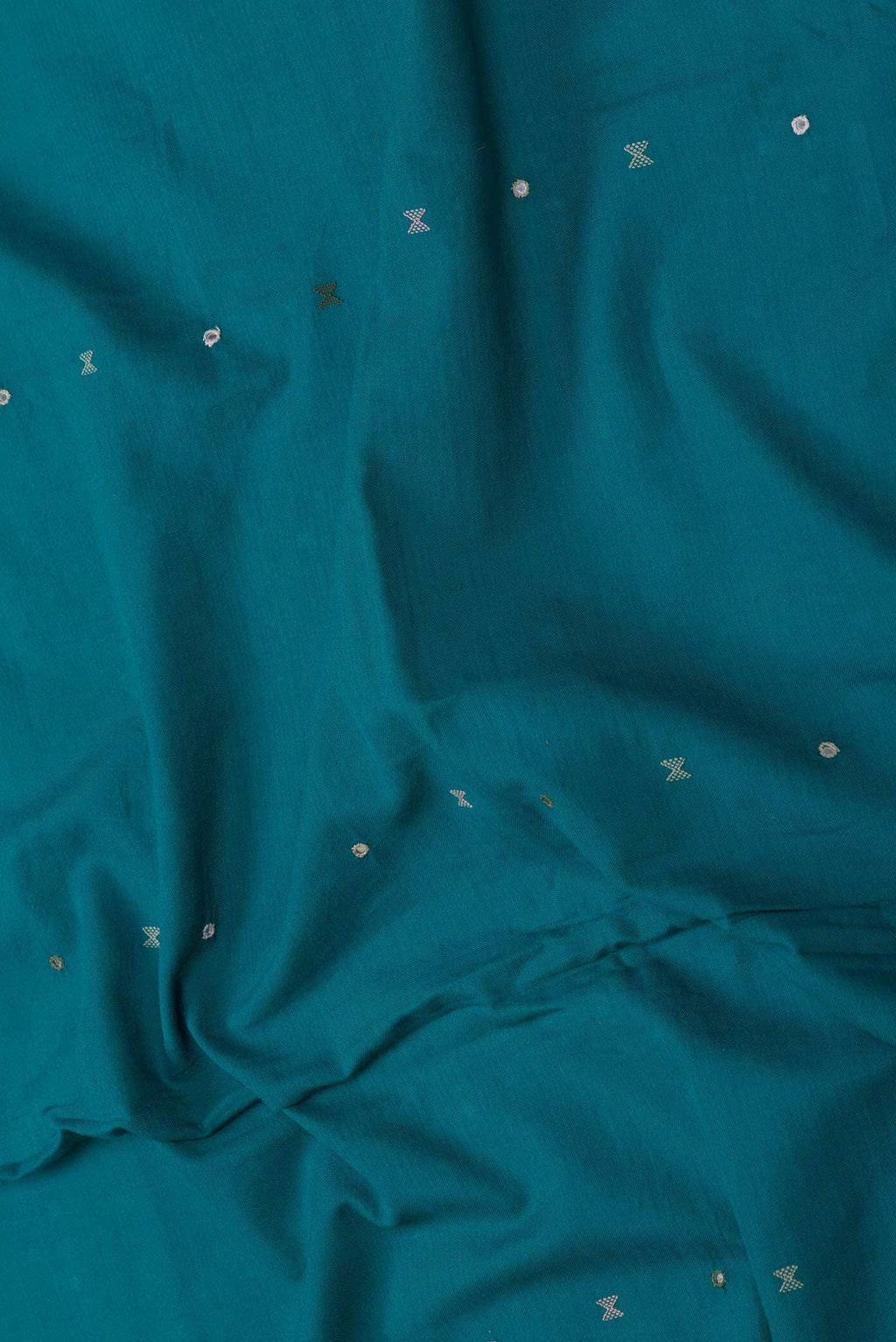Green Dual Tone Linen Cotton Saree