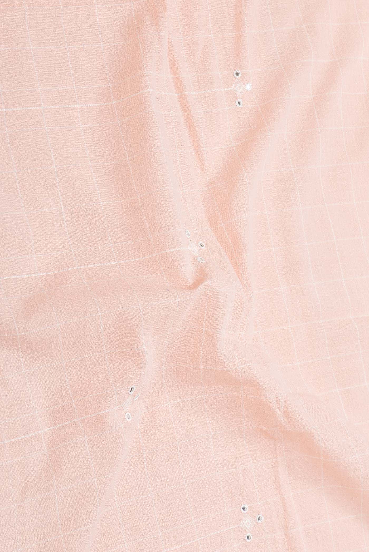 Pink Dual Tone Linen Cotton Saree