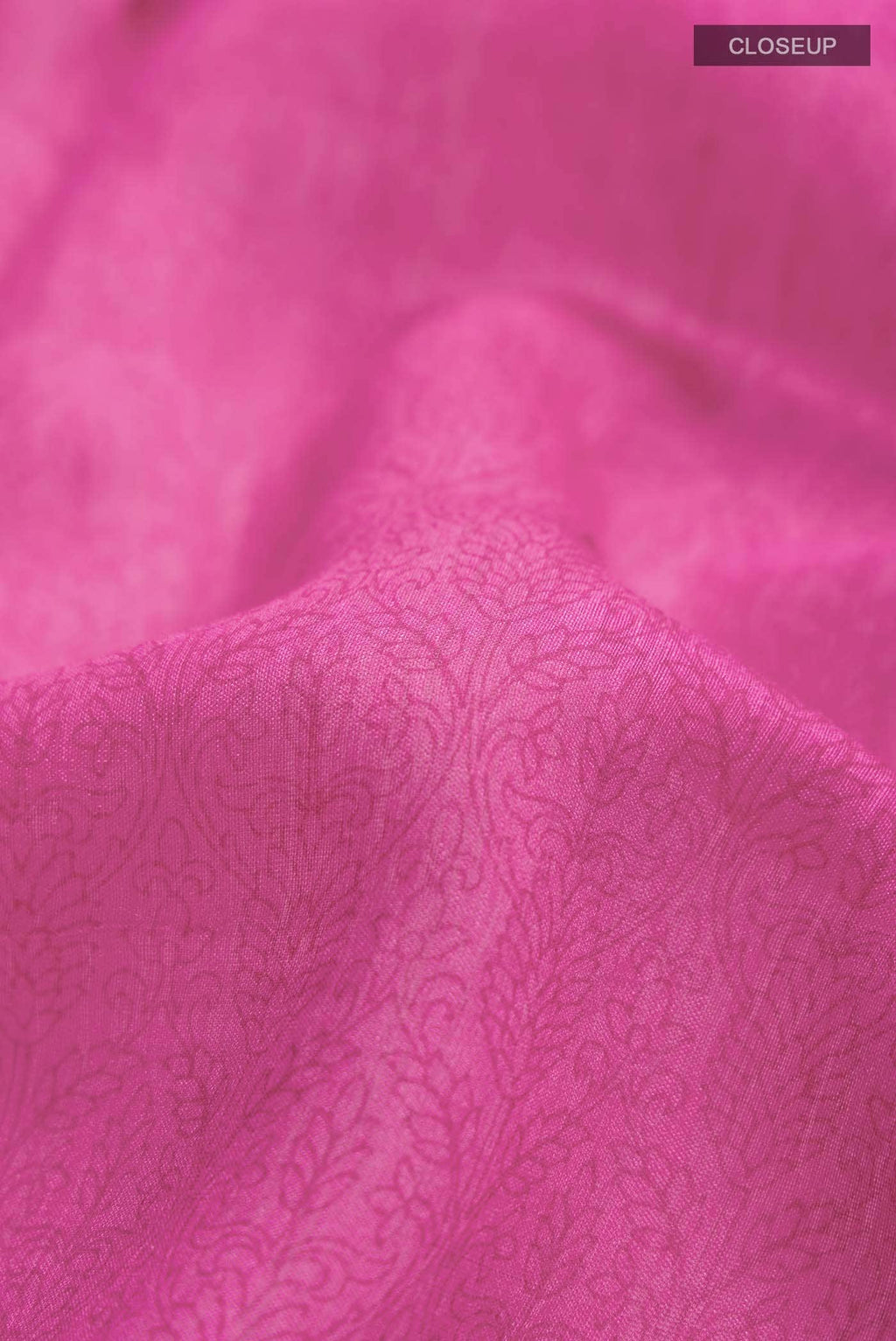 Pink Tussar Silk Saree