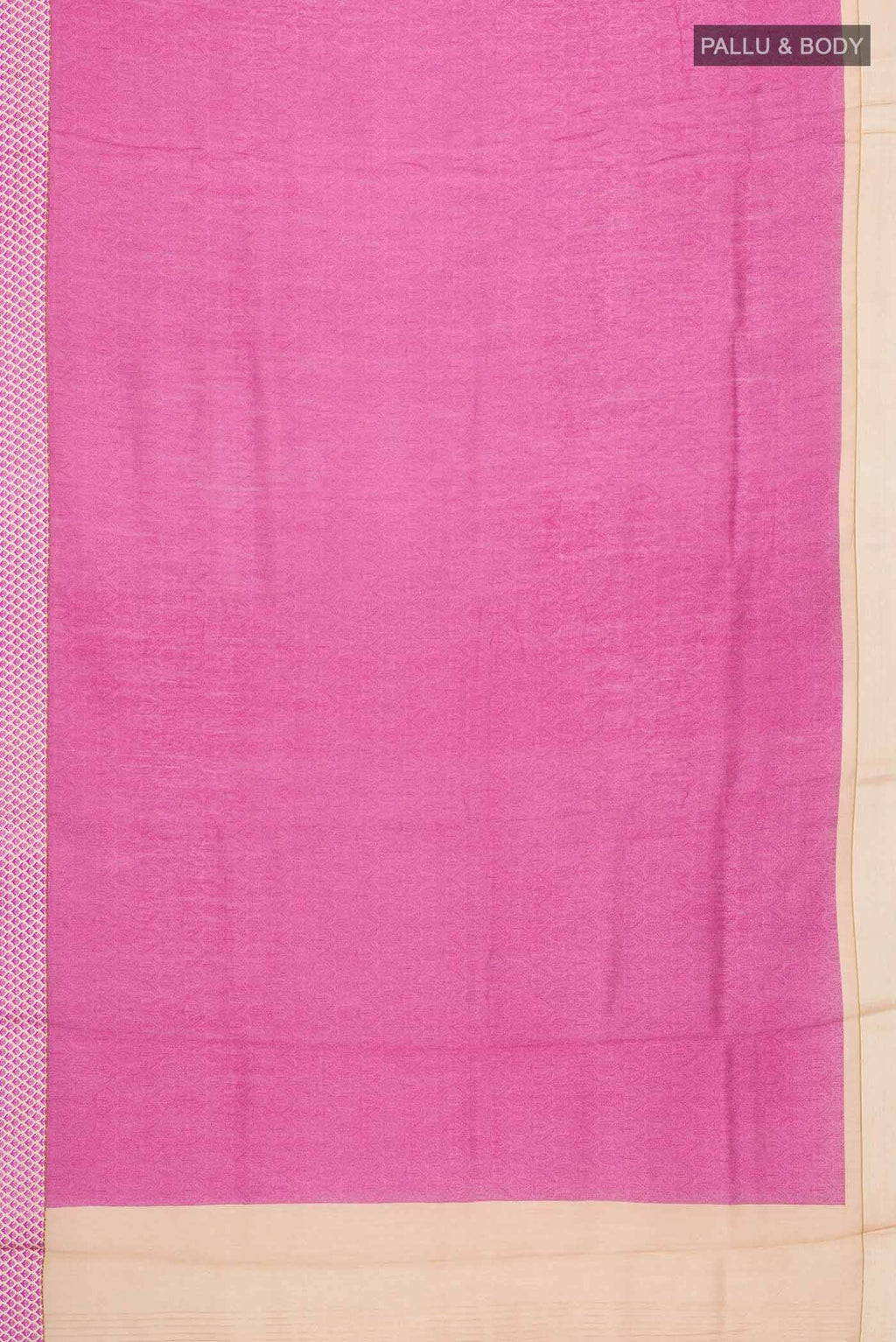 Pink Tussar Silk Saree