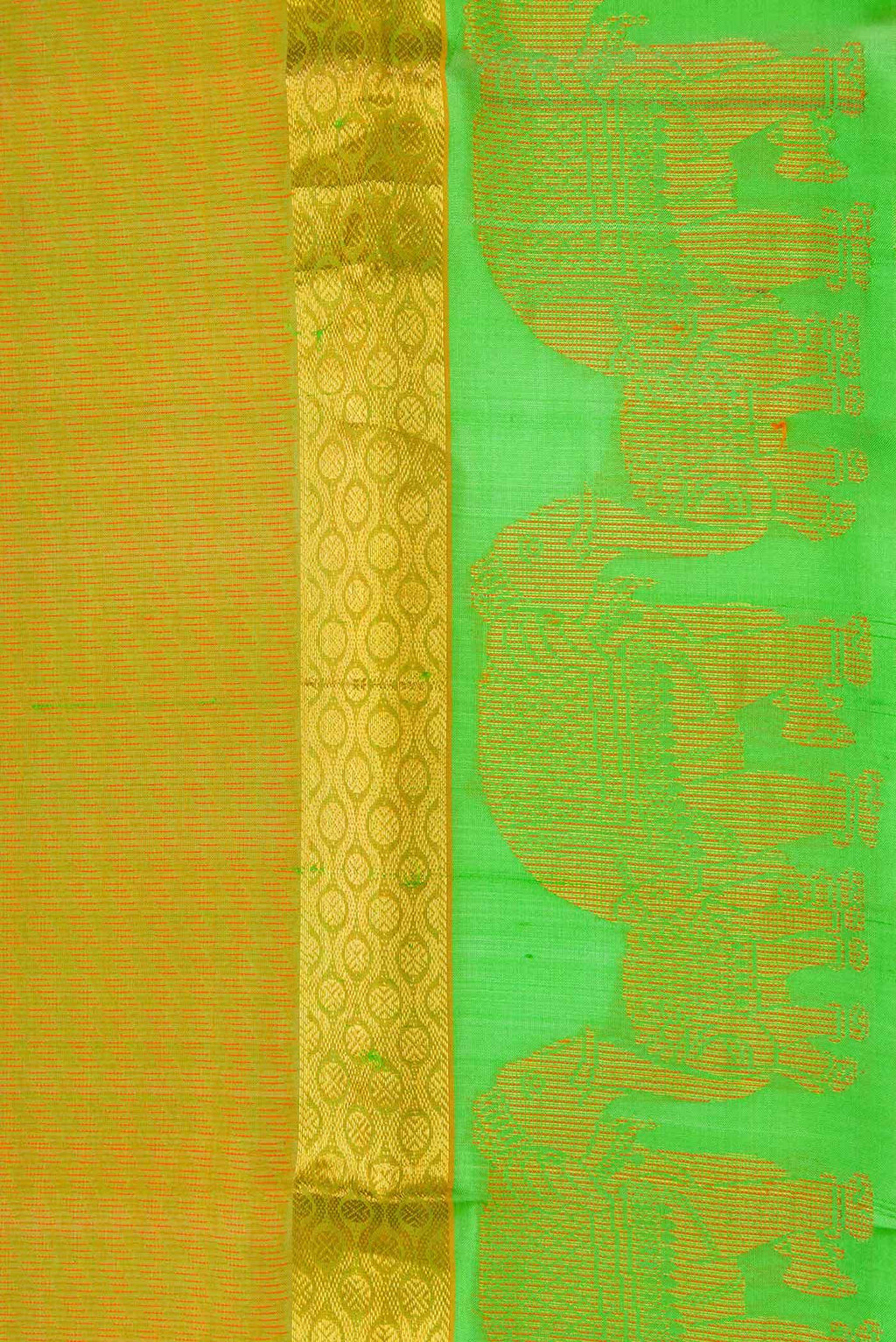 Mehandi Green Dual Tone Silk Cotton Saree