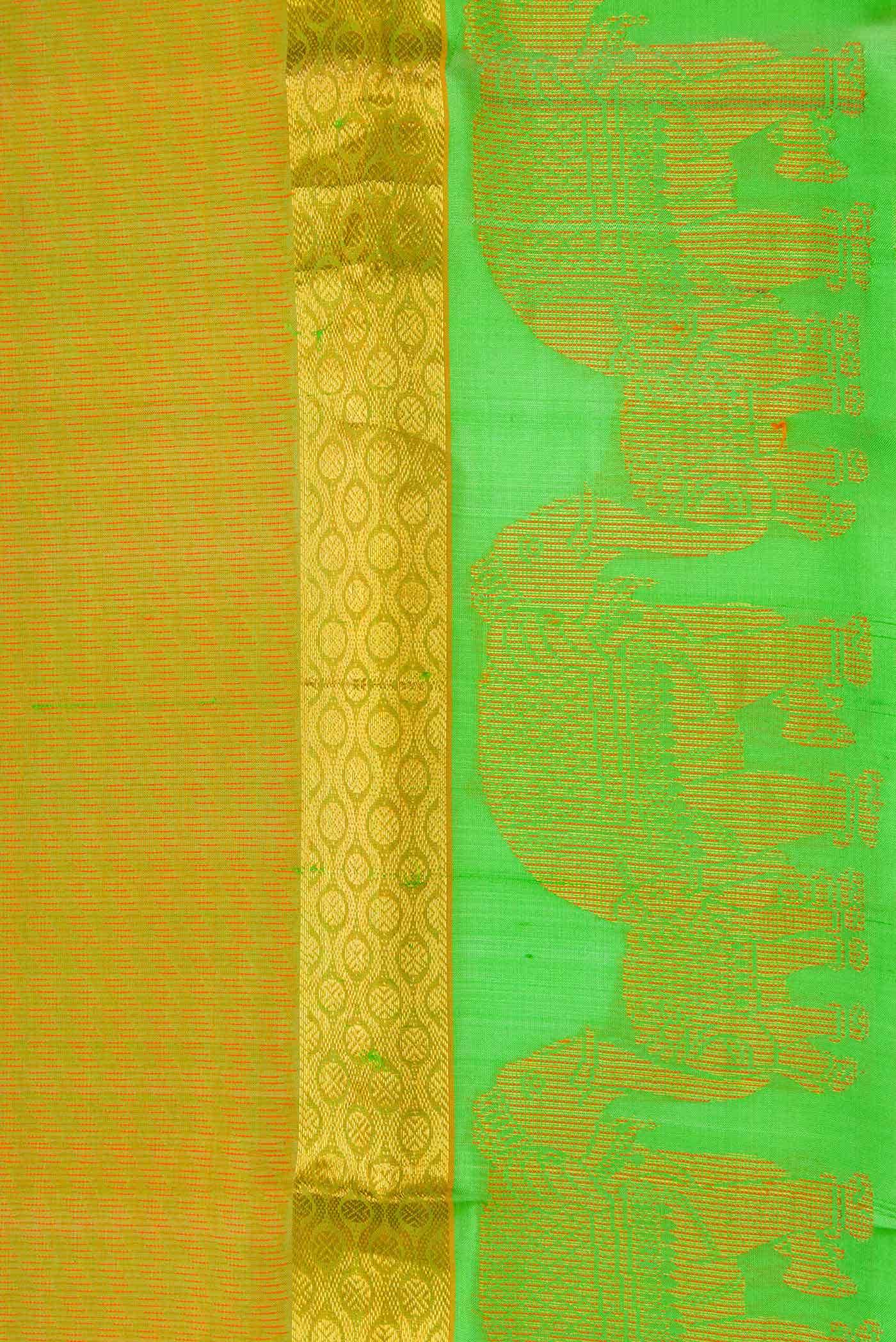Mehandi Green Dual Tone Silk Cotton Saree