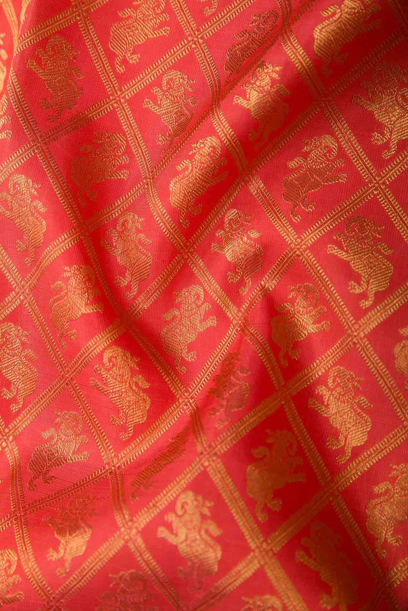 Red Kanjivaram Silk Saree