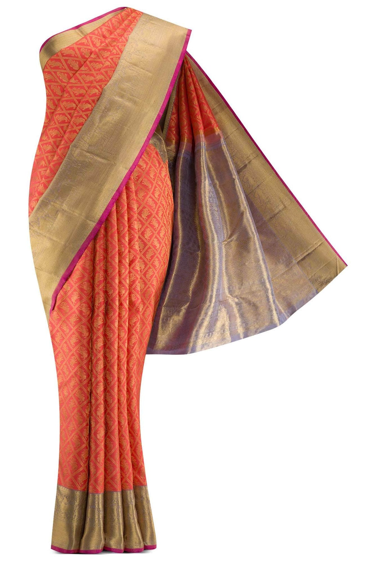 Red Kanjivaram Silk Saree