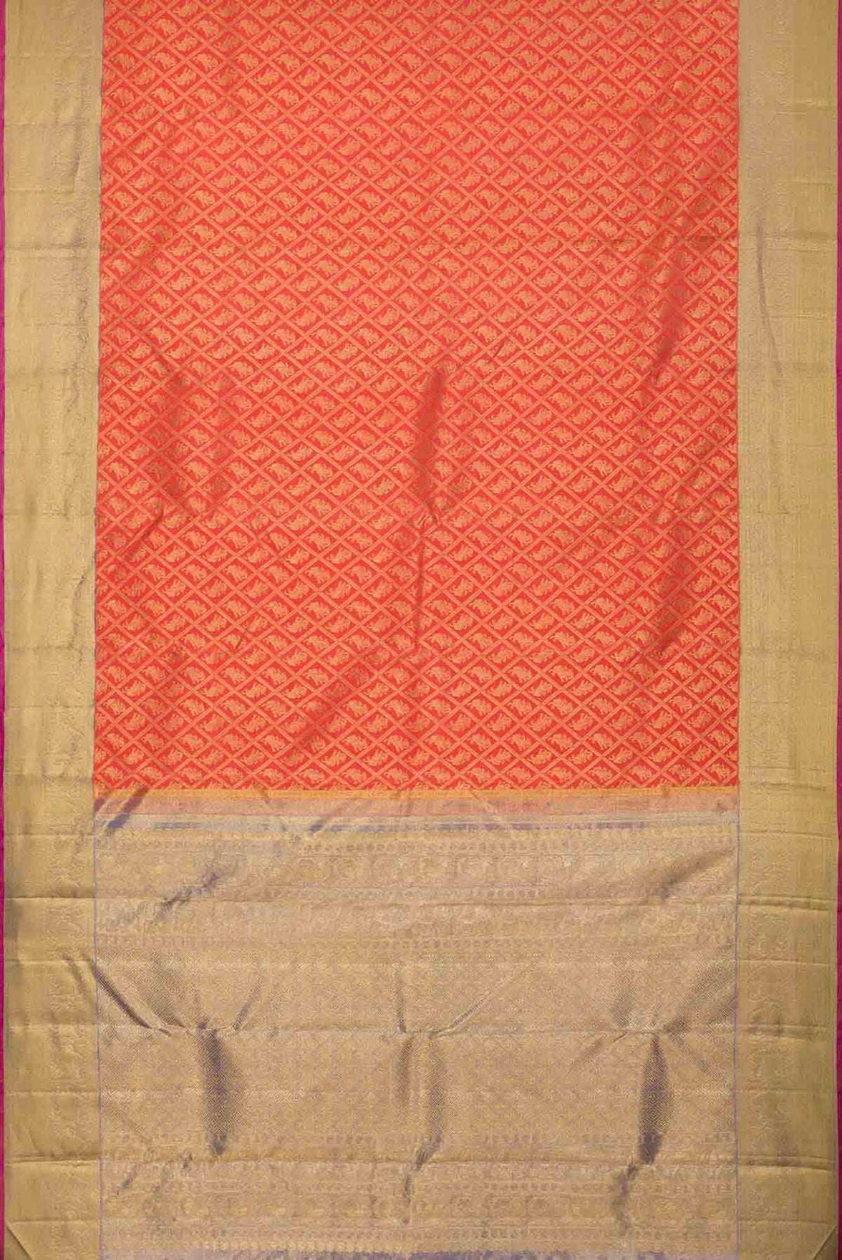Red Kanjivaram Silk Saree
