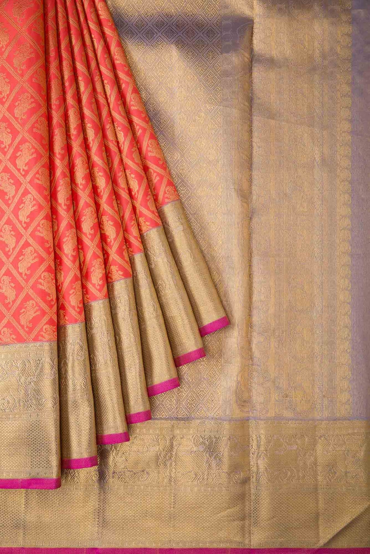 Red Kanjivaram Silk Saree
