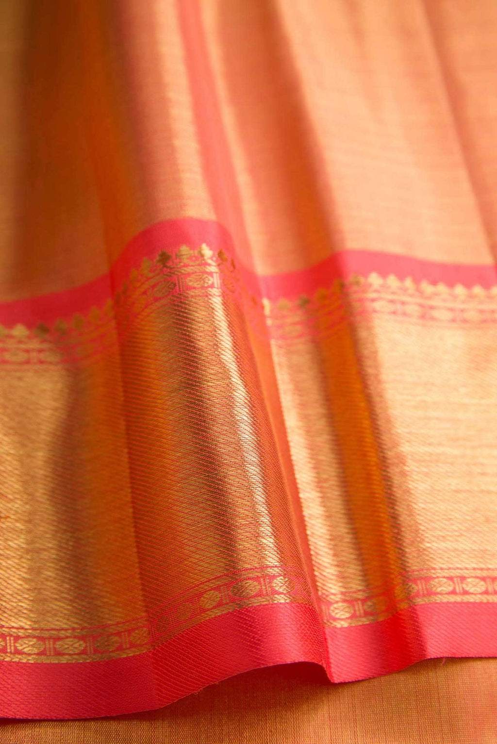 Gold Kanchipuram Silk Saree