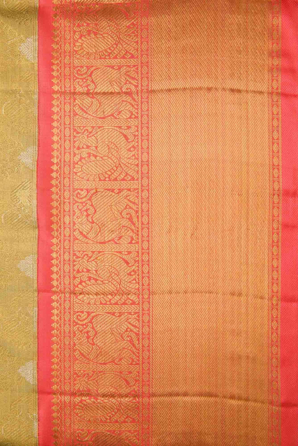 Gold Kanchipuram Silk Saree